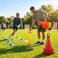 Lacrosse training marker cones in various vibrant colours - product detail