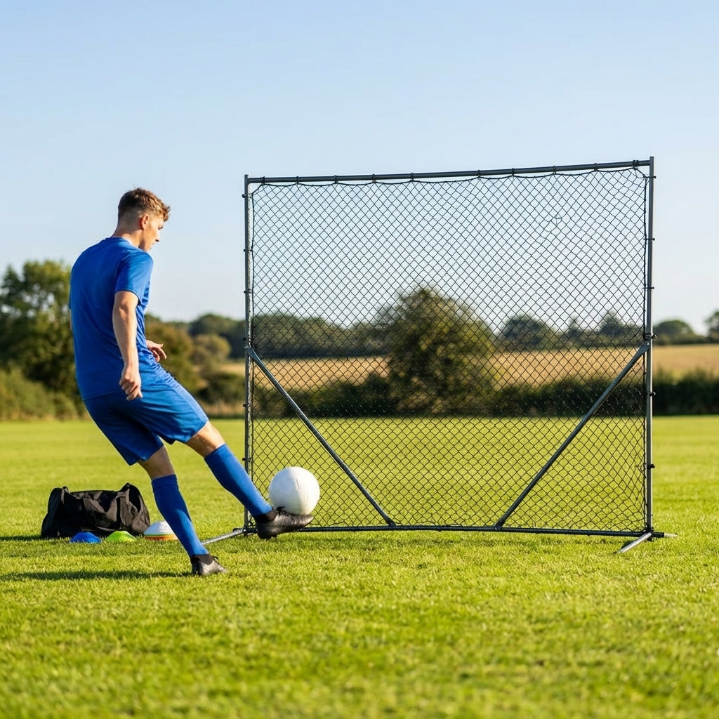 Extender net with polyester and steel for sports and recreation