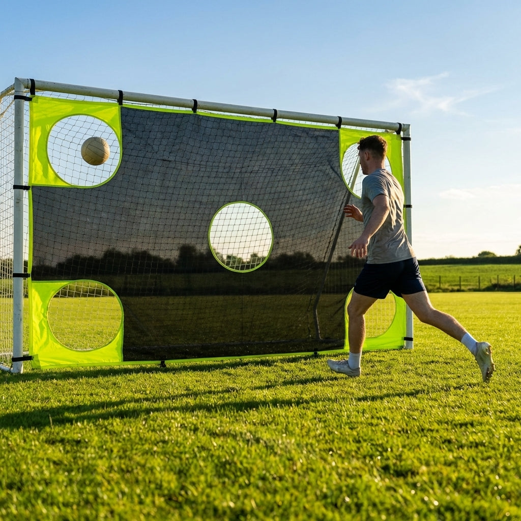 Gaelic and Hurling Target Sheet with Yellow Banding for Training