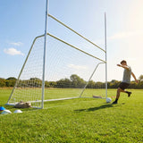 Football and Rugby Goal Posts 8x5ft Aluminium for Junior Sports