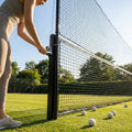 Tennis Court Surround Net System with Steel and HDPP Netting - product detail