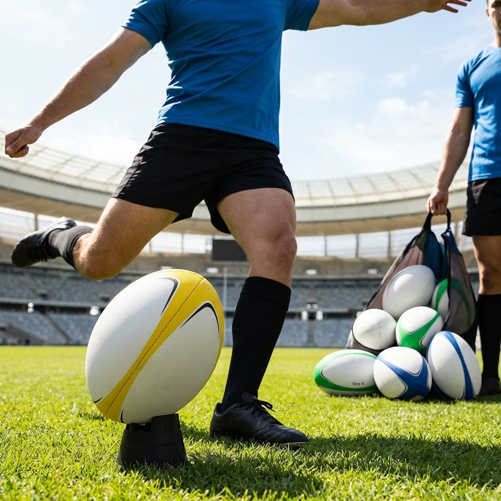 Rugby Match Balls with 3-Ply Exterior for League and Union Games - product detail
