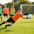 Kids' Goalkeeper Shirt in vibrant colours, ideal for football training - product detail