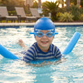 Kids' swimming goggles in vibrant colours with anti-fog and UV protection