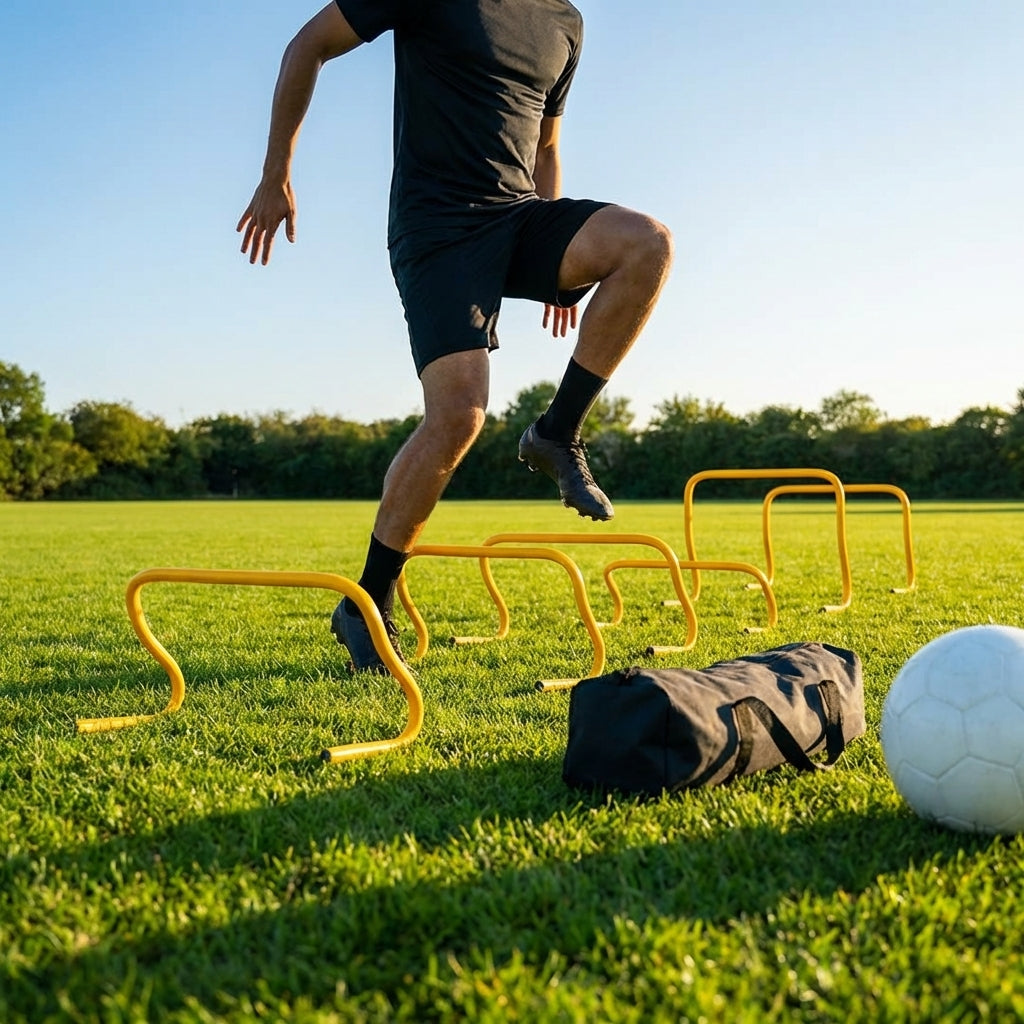 Fluorescent yellow training hurdles for sports and fitness - product detail