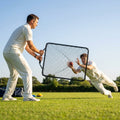 Cricket rebounder with galvanised steel frame for field training - product detail