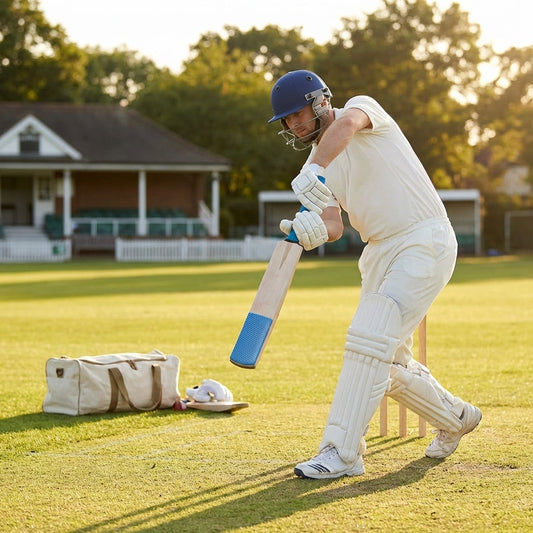 Complete Cricket Players Set with Bat, Pads, Gloves, and Duffle Bag