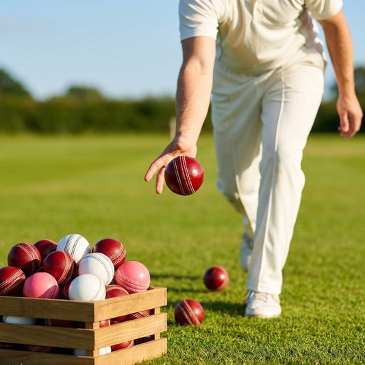 Cricket Balls made from cow-hide leather and Portuguese cork for professional matches - product detail