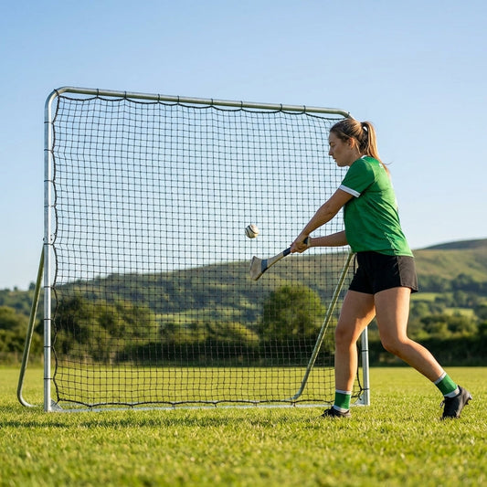 GAA Rebounder Net with galvanised steel frame