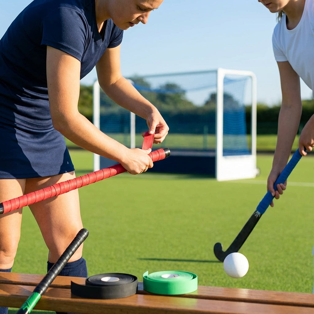 Polyurethane hockey stick grips in various colours for superior grip - product detail