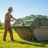 Heavy duty brick netting for construction and garden use