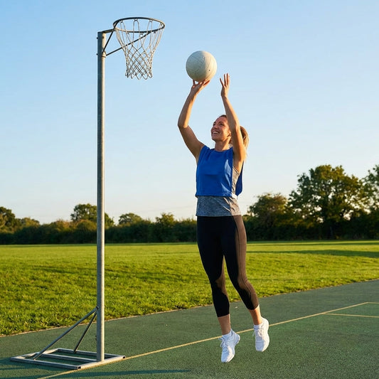 All Weather Training Netball with Synthetic Latex Bladder