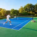 Tennis court modular floor tiles with UV and anti-slip features