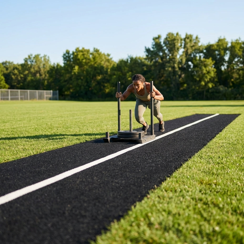 Athletic Sprint/Sled Track for indoor and outdoor training