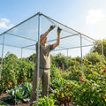 Fruit cage netting for garden protection in multiple sizes