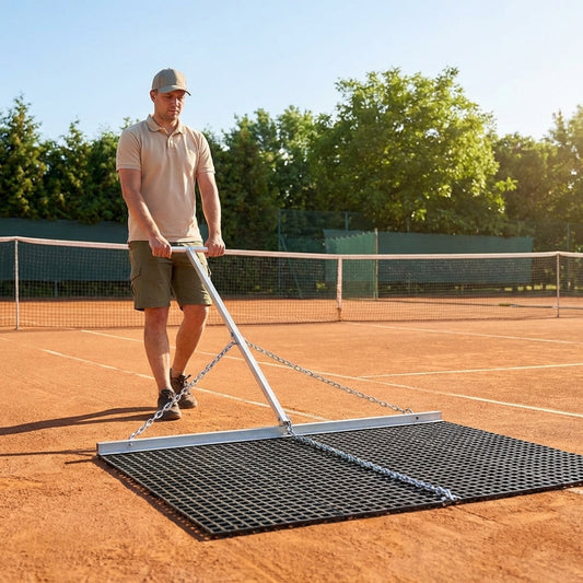 Tennis Court Drag Mat with PVC and Aluminium for Clay Courts