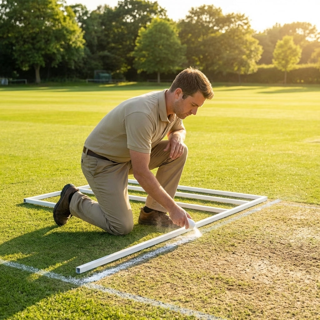 Cricket Crease Marker made of 19mm steel for professional use