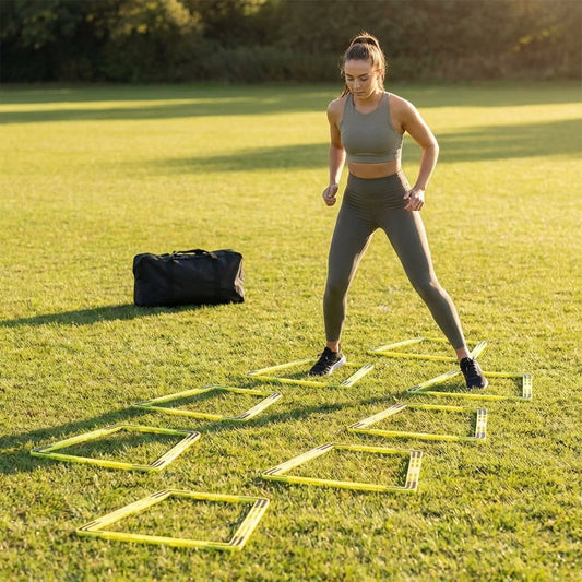 Agility Training Rings with durable plastic for indoor and outdoor use