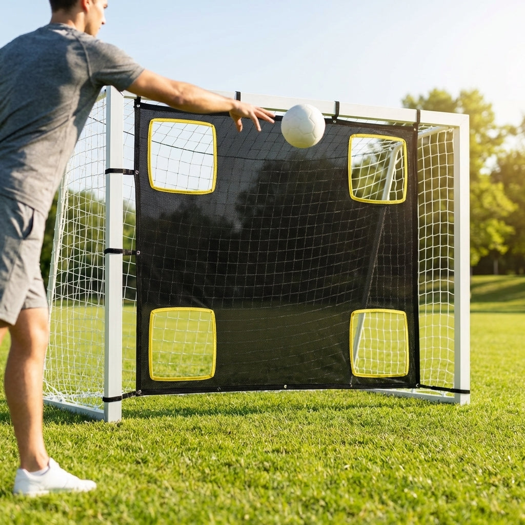 Handball goal target sheet made from air mesh - product detail