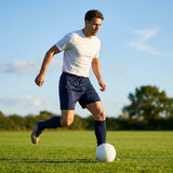 Men's football shorts in various colours, breathable polyester sportswear