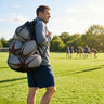Rugby Ball Carry Bag – Black – Durable Mesh – For Coaches & Schools