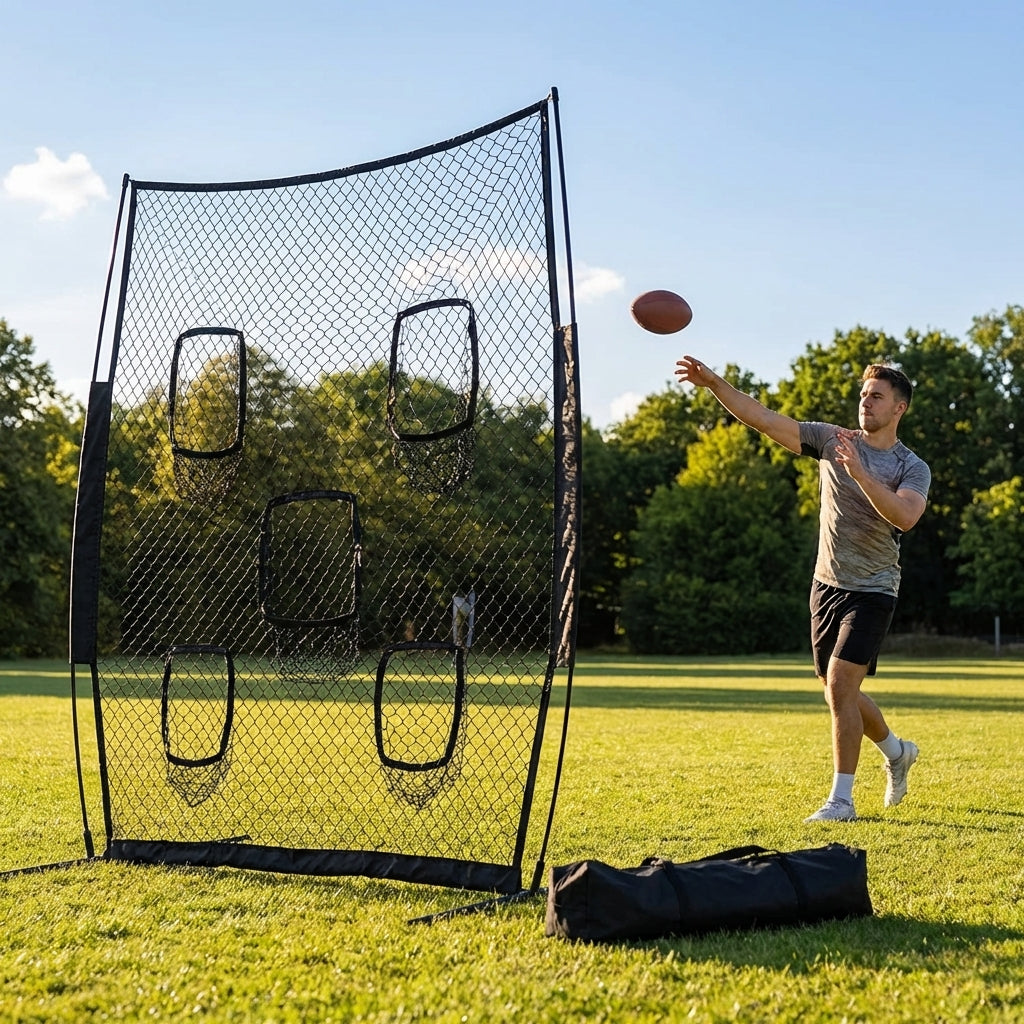 American Football Target Net for quarterback training