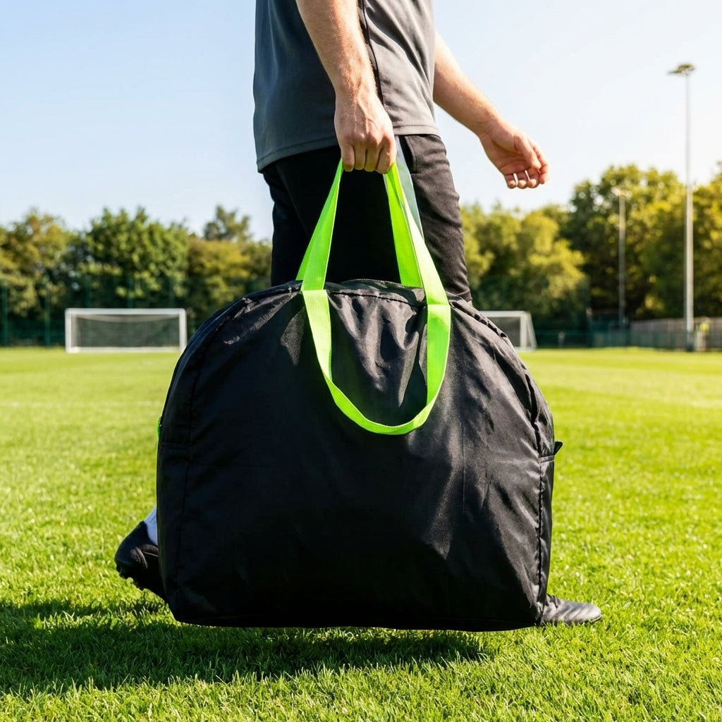 Sports Equipment Carry Bag in black, durable fabric