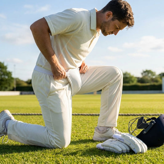 Cricket Abdo Guard for sports protection in three sizes - product detail