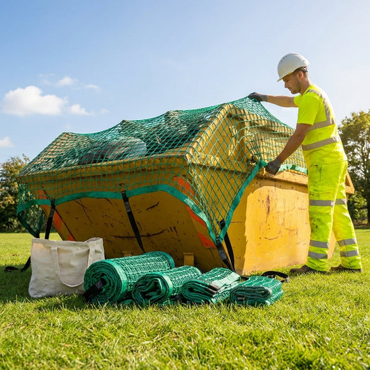 Ultra heavy duty skip nets for secure cargo loads - product detail