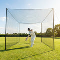 Cricket nets made from HDPE, available in various sizes for indoor and outdoor use