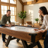 6ft Air Hockey Table with wooden finish for home use