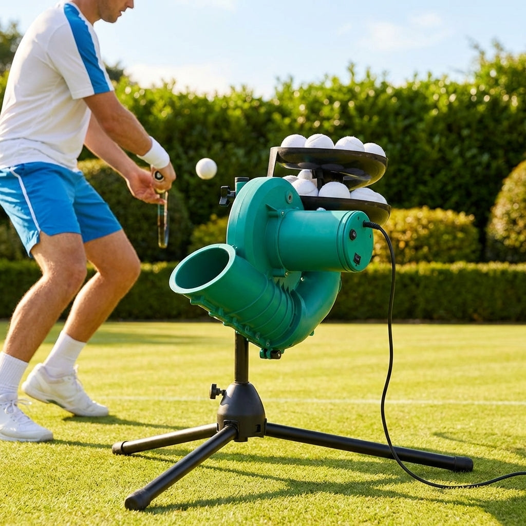 Tennis Ball Machine with Adjustable Speed for Training