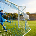 Customisable football goal nets in various sizes and colours - product detail