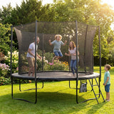 Garden trampoline with enclosure net, ideal for outdoor fun - product detail