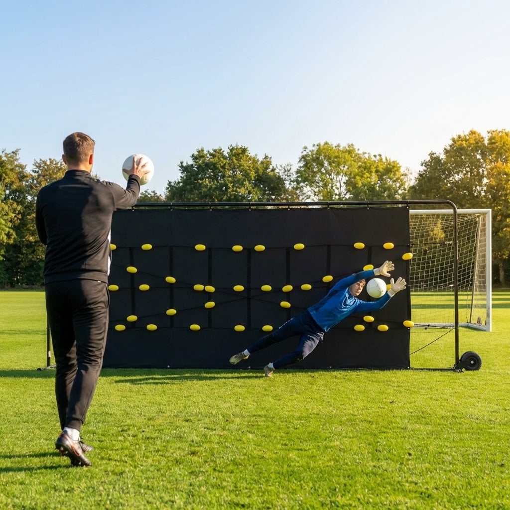 Large Goalkeeper Ball Deflector with Steel Frame