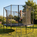 Replacement trampoline safety nets, black mesh for outdoor use