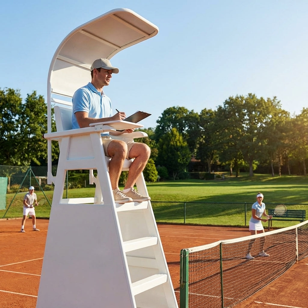 Professional umpire chair in custom colour for tennis courts