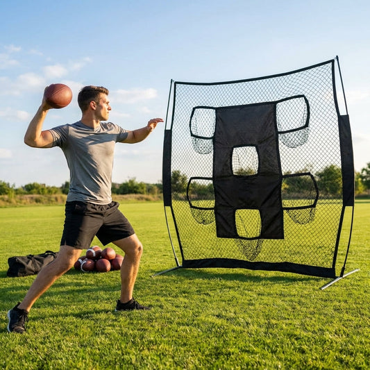 American Football Target Net for quarterback training - product detail