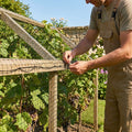 28mm bird netting in black for gardens and industrial use