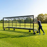 Mobile Team Shelter – 4/8 Seat – Aluminium – Sports Pitches