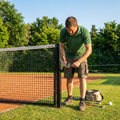 Tennis Court Surround Net System with Steel and HDPP Netting