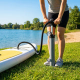 SUP Hand Pump equipped with dual and triple action for water sports