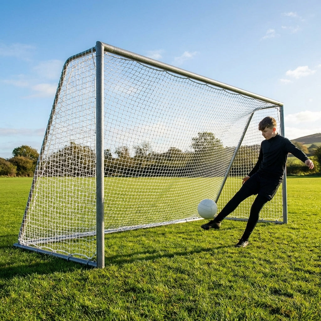 Galvanised Steel Gaelic Football & Hurling Goal 12ft x 6ft
