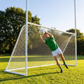 12ft x 6ft Gaelic Football Goal with durable PVC frame