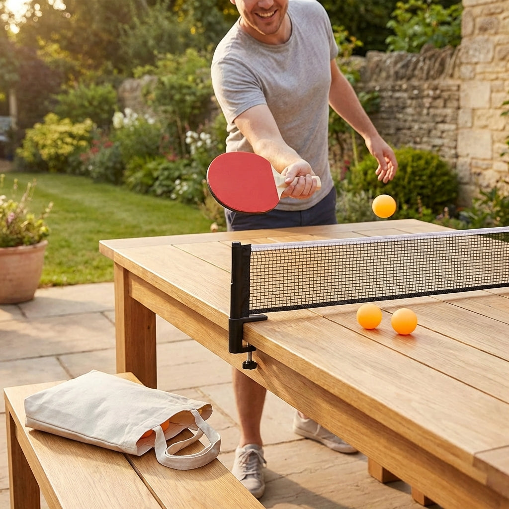 Table Tennis Set with two paddles and carry case