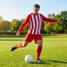 Men's Striped Football Kit – XS-XXL – Polyester – Matchday Gear