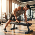 Urethane dumbbells with steel core, ideal for gyms