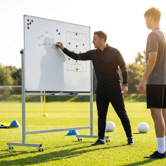 Double-sided aluminium coaching board for football training - product detail