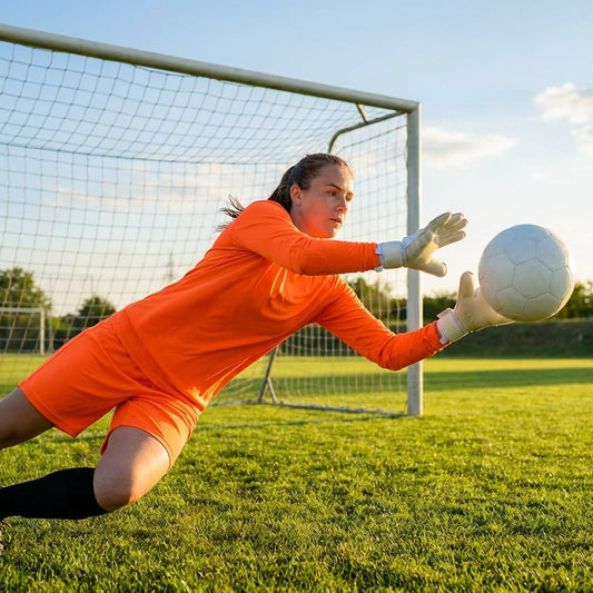 Women's Goalkeeper Shirt in vibrant colours, perfect for football