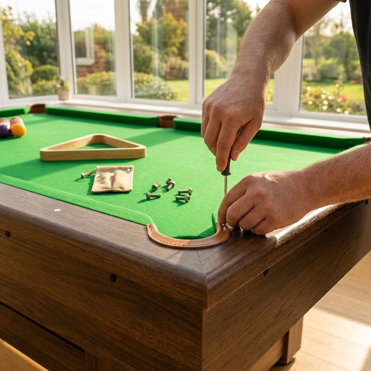 Pool table spare parts including legs and cues - product detail